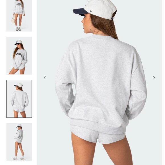 Edikted California Girl Oversized Sweatshirt - Picture 7 of 8